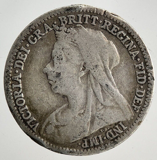 1901 Victoria Threepence Silver Coin | Collectable Grade