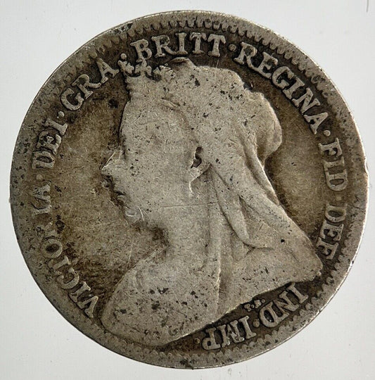 1901 Victoria Threepence Silver Coin | Collectable Grade