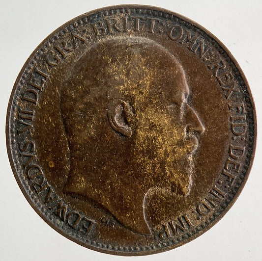 1902 Edward VII Farthing Coin | Fine Collectable Grade
