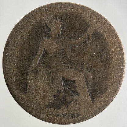 1902 Edward VII Half-Penny Coin | Fair Grade