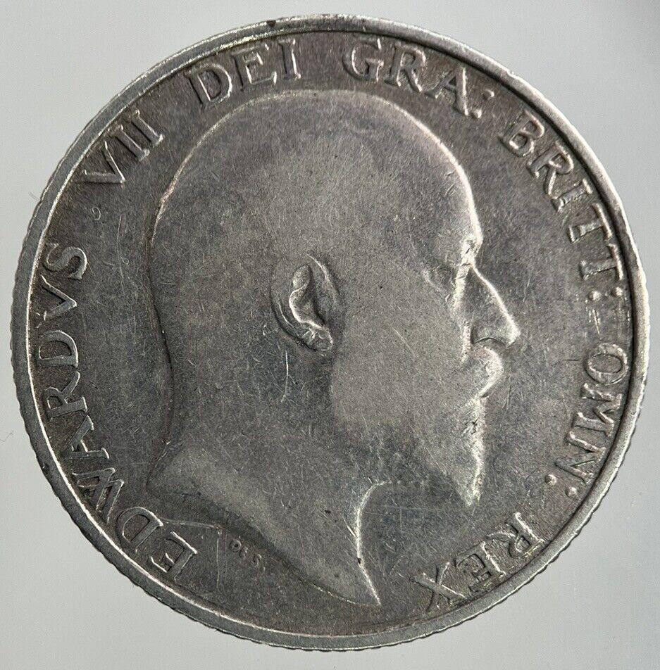1902 Edward VII One Shilling Silver Coin | Fine Collectable Grade
