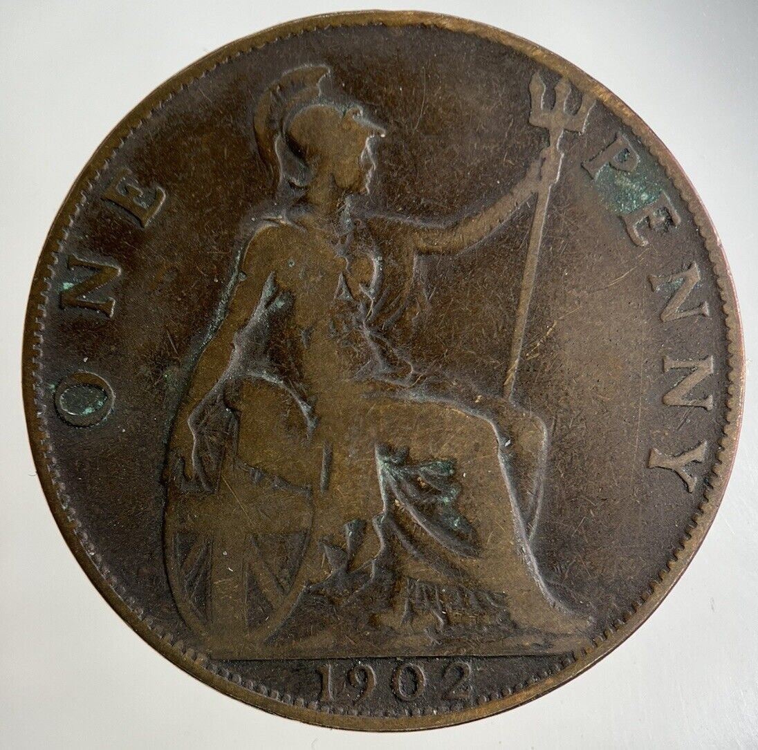 1902 Edward VII One Penny Coin | Collectable Grade