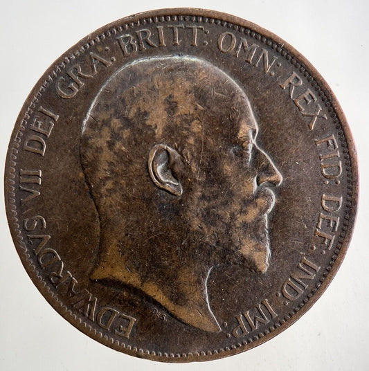 1902 Edward VII One Penny Coin | Fine Collectable Grade