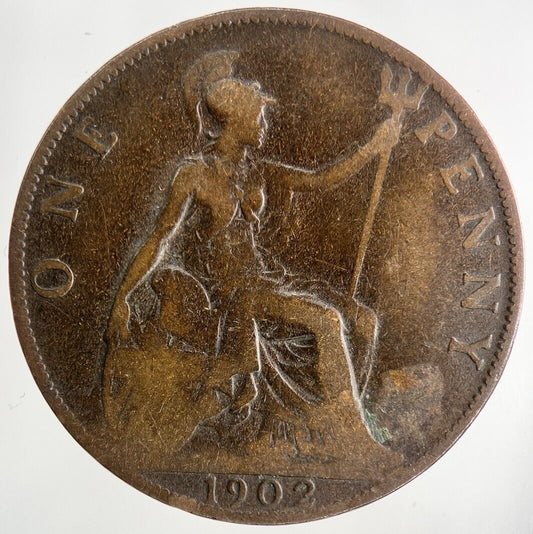 1902 Edward VII One Penny Coin | Collectable Grade