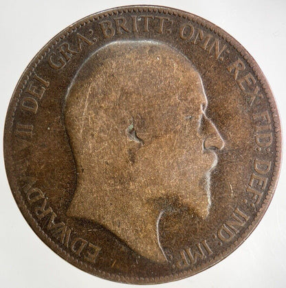 1902 Edward VII One Penny Coin | Collectable Grade