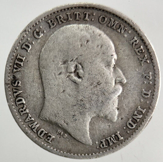 1902 Edward VII Threepence Silver Coin | Collectable Grade