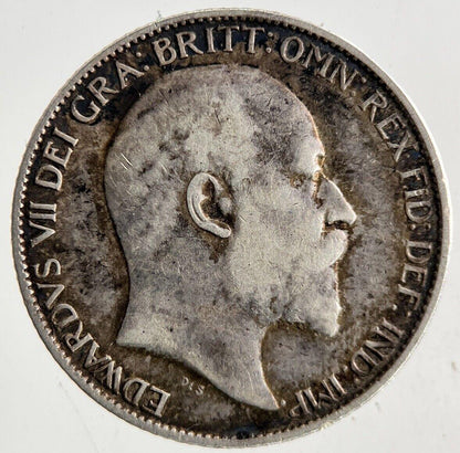 1902 Edward VII Sixpence Silver Coin | Fine Collectable Grade