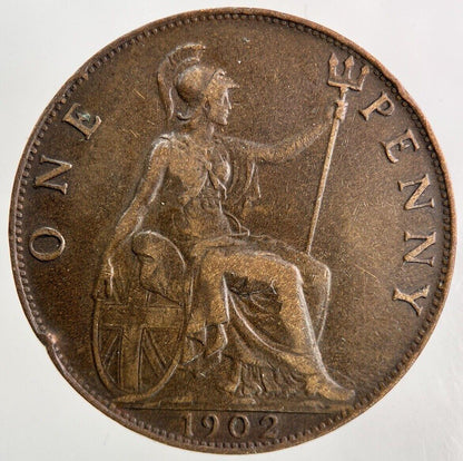 1902 Edward VII One Penny Coin | Fine Collectable Grade