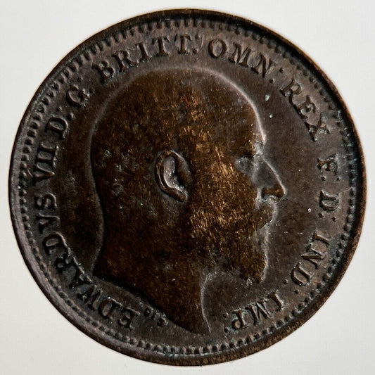 1902 Edward VII One Third Farthing 1/3 Coin | Very High Grade