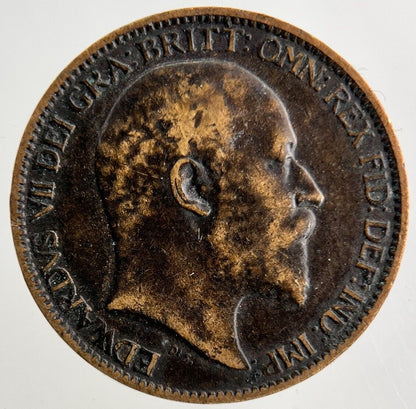 1902 Edward VII Farthing Coin | Fine Collectable Grade