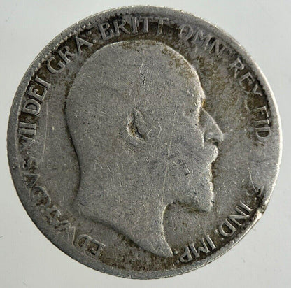 1902 Edward VII Sixpence Silver Coin | Collectable Grade