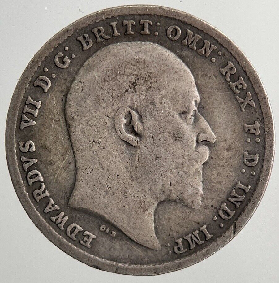 1902 Edward VII Threepence Silver Coin | Collectable Grade | a5578