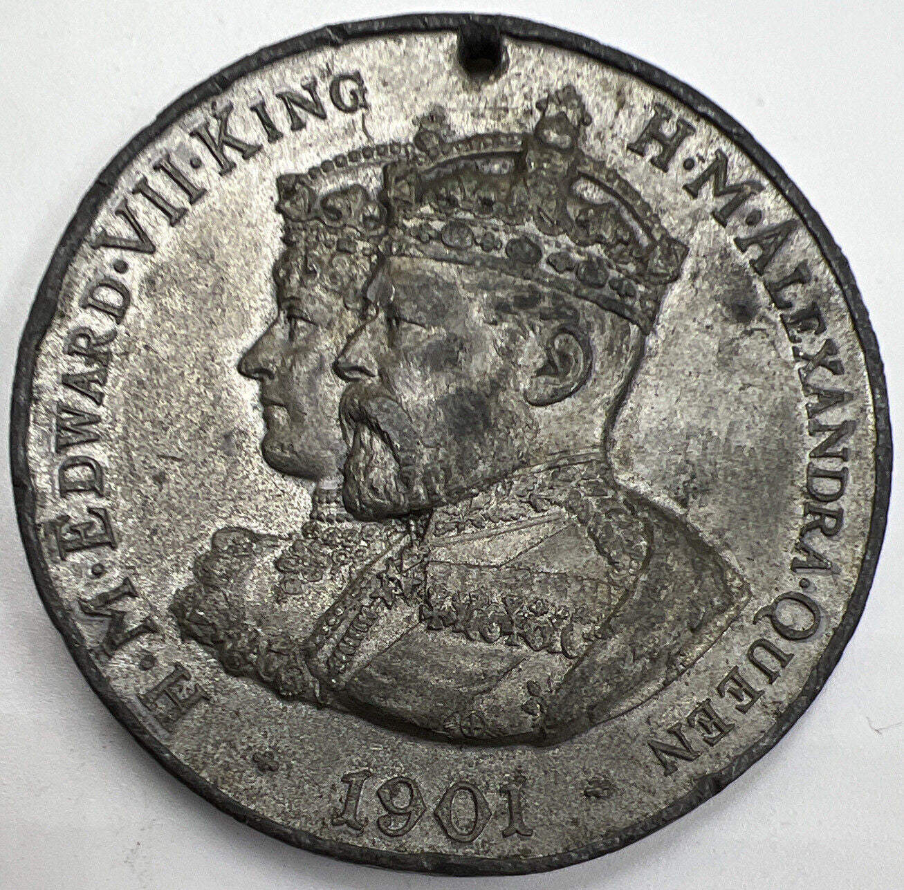 1902 Large 51mm Edward VII Coronation British Medal | Collectable Grade | a840