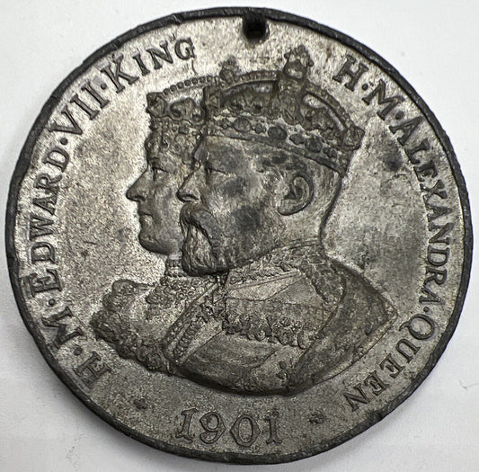 1902 Large 51mm Edward VII Coronation British Medal | Collectable Grade | a840