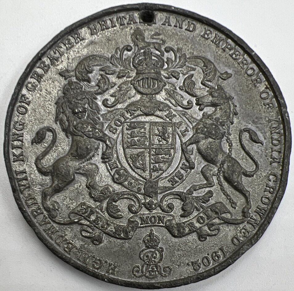 1902 Large 51mm Edward VII Coronation British Medal | Collectable Grade | a840