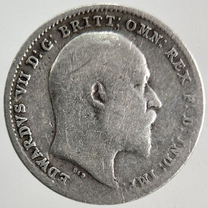 1902 Edward VII Threepence Silver Coin | Collectable Grade