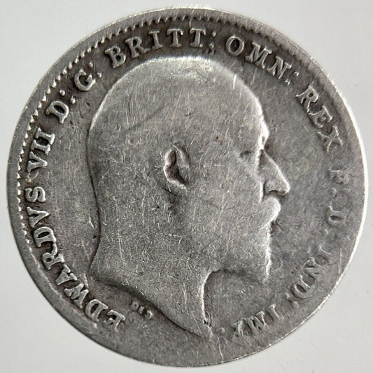 1902 Edward VII Threepence Silver Coin | Collectable Grade