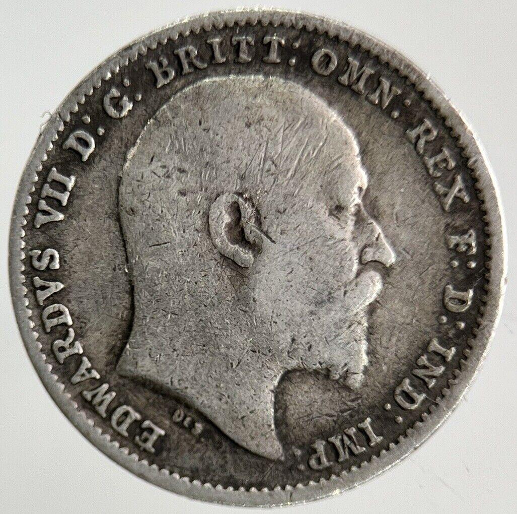 1902 Edward VII Threepence Silver Coin | Collectable Grade