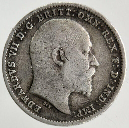 1902 Edward VII Threepence Silver Coin | Collectable Grade
