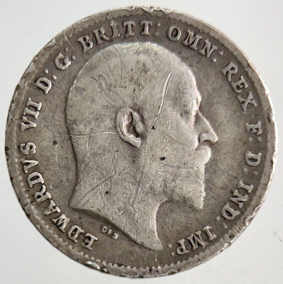 1902 Edward VII Threepence Silver Coin | Collectable Grade