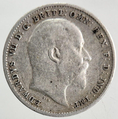 1902 Edward VII Threepence Silver Coin | Fine Collectable Grade