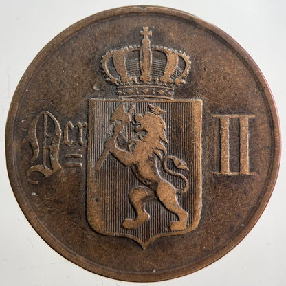 1902 Norway 5 Ore Coin | Collectable Grade | a4977