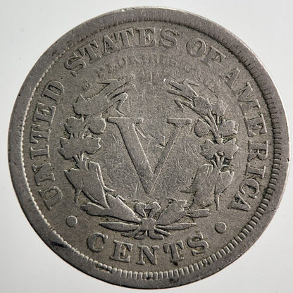 1902 US USA Nickel V 5 Cent Coin | Fine Collectable Grade