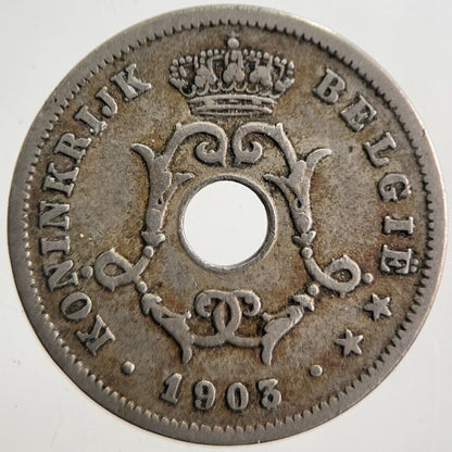 1903 Belgium 10 Cents Coin | Collectable Grade | a7614