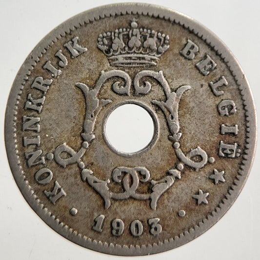 1903 Belgium 10 Cents Coin | Collectable Grade | a7614