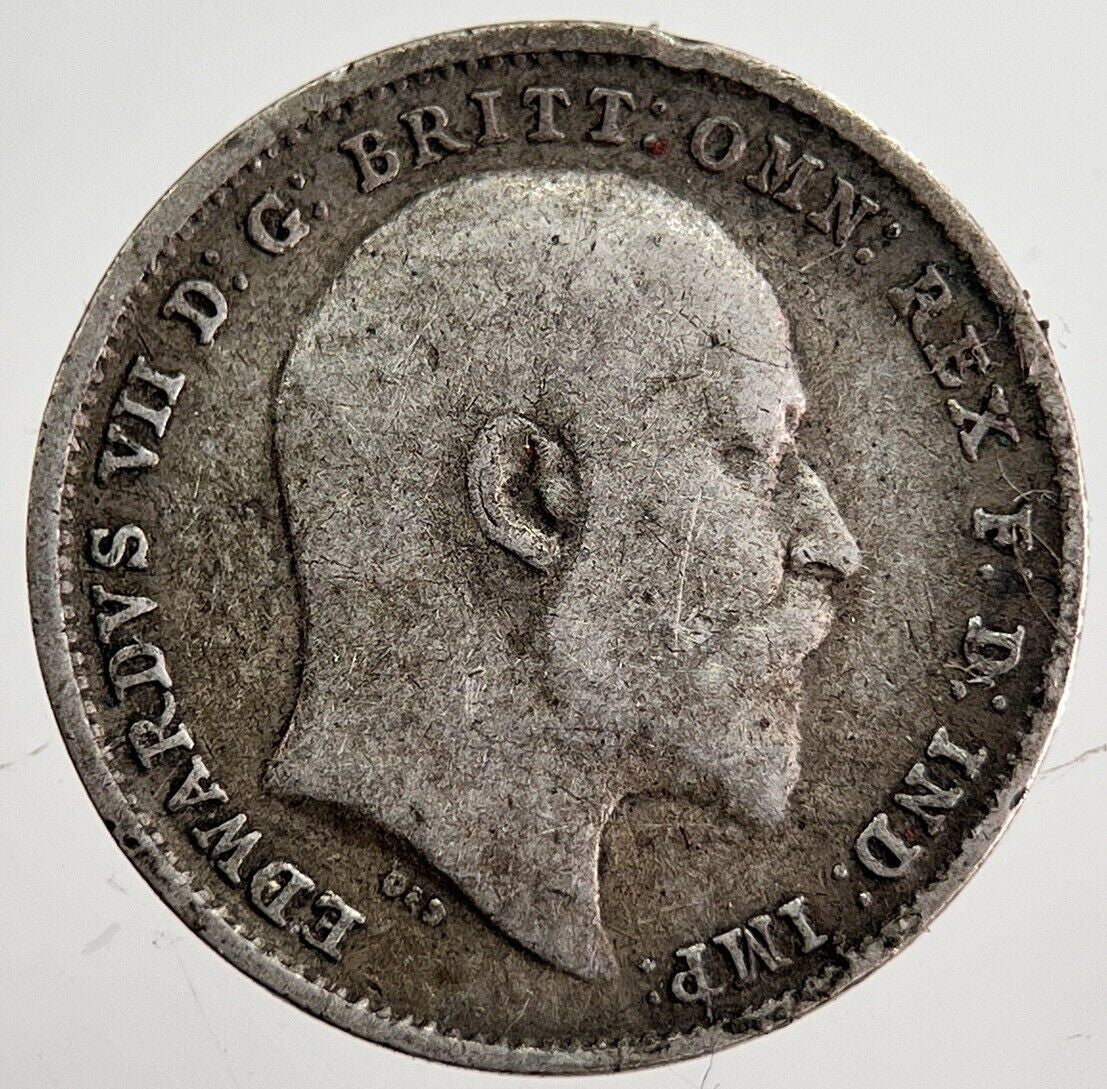 1903 Edward VII Threepence Silver Coin | Collectable Grade | a8723