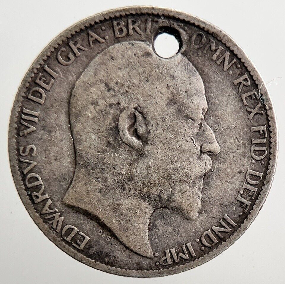 1903 Edward VII Sixpence Silver Coin | Collectable Grade | a3799