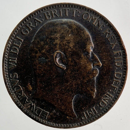 1903 Edward VII Farthing Coin | Very High Grade