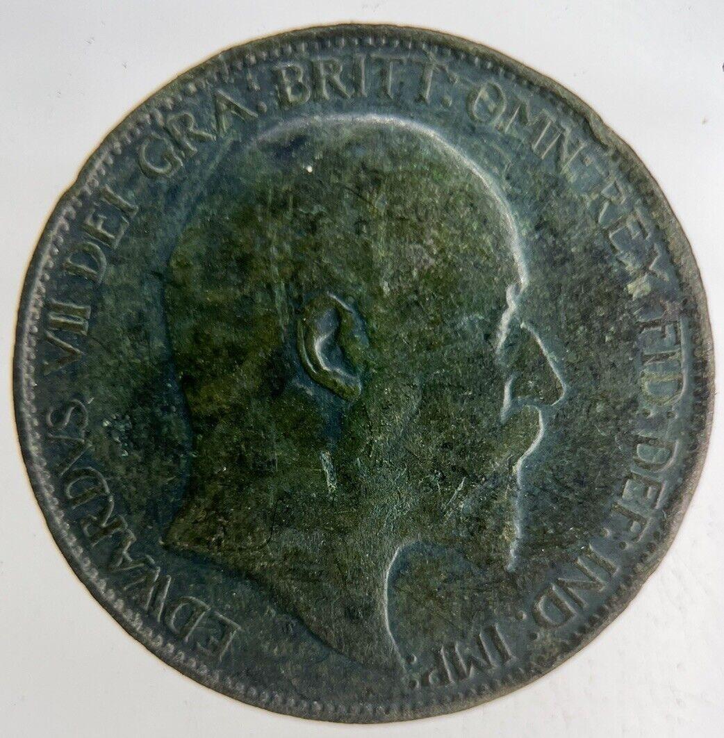 1903 Edward VII Half-Penny Coin | Fine Collectable Grade
