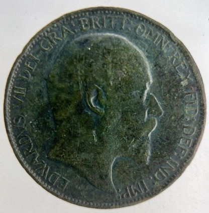 1903 Edward VII Half-Penny Coin | Fine Collectable Grade