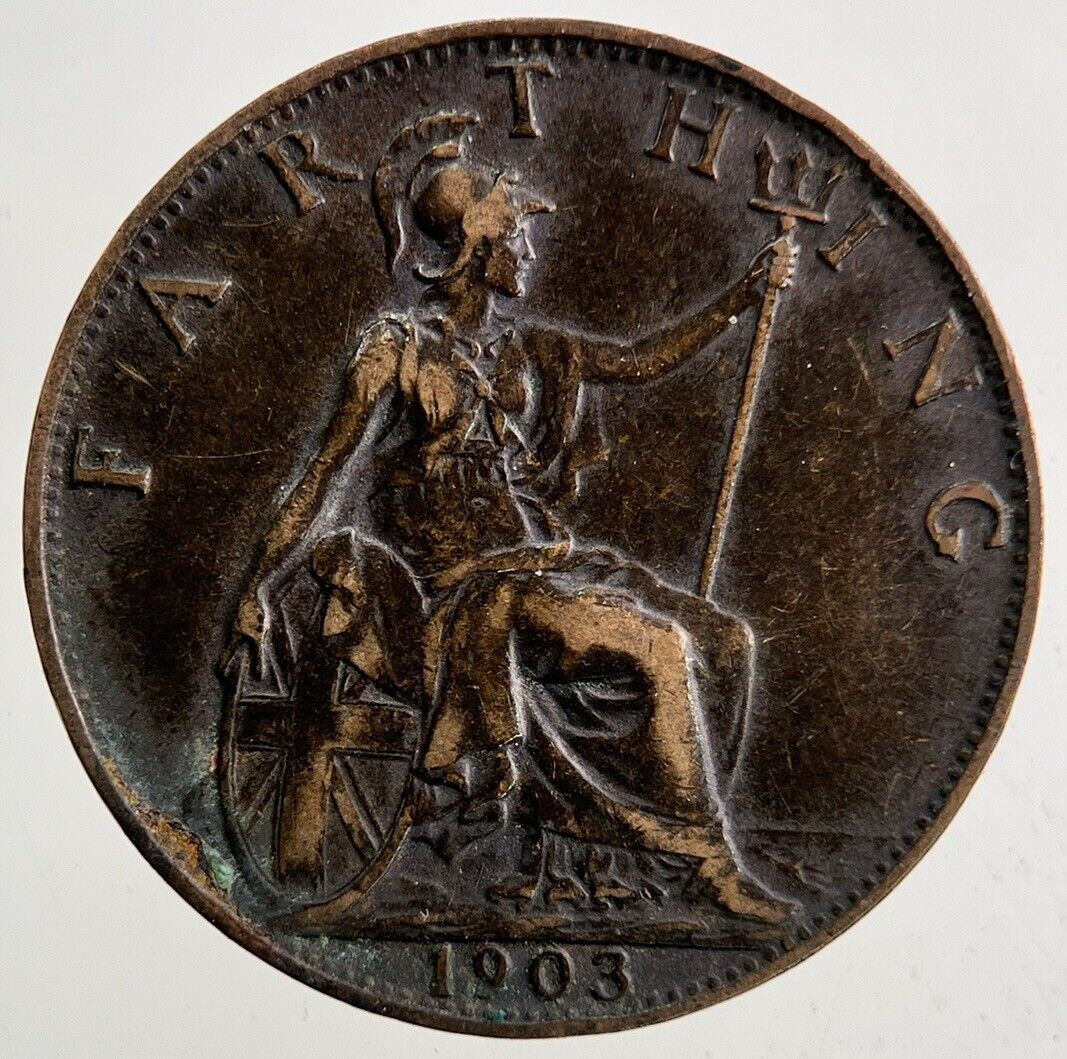1903 Edward VII Farthing Coin | Fine Collectable Grade