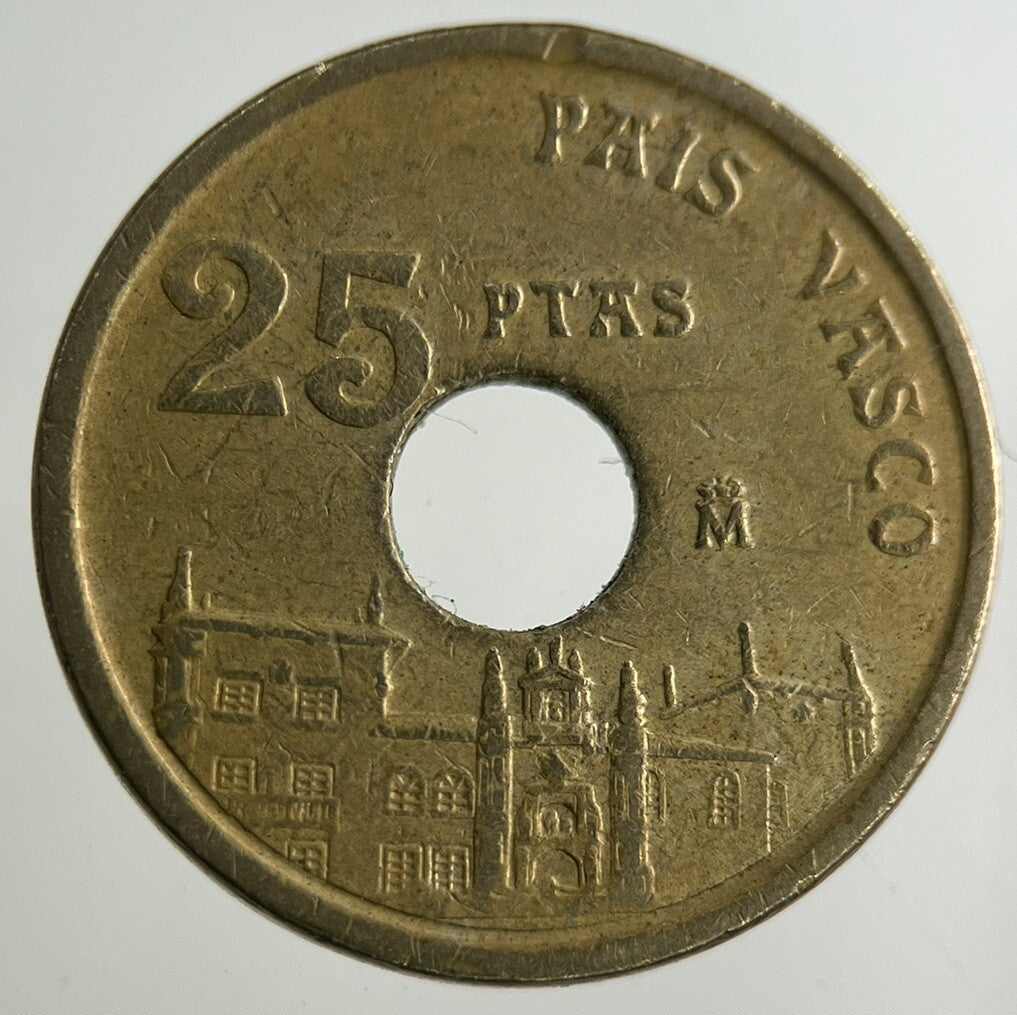 1993 Spain 25 Pesetas Coin | Fine Collectable Grade