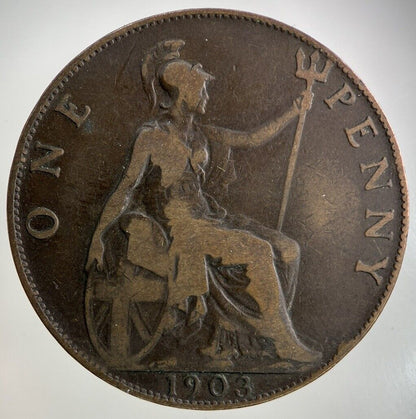 1903 Edward VII One Penny Coin | Collectable Grade