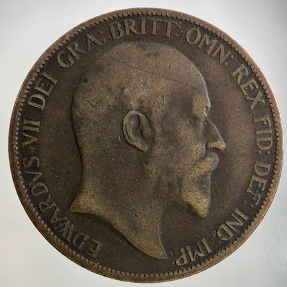 1903 Edward VII One Penny Coin | Collectable Grade