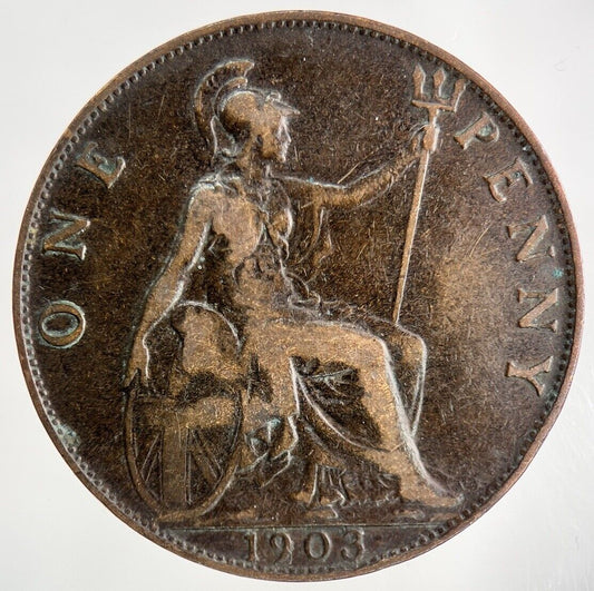 1903 Edward VII One Penny Coin | Fine Collectable Grade