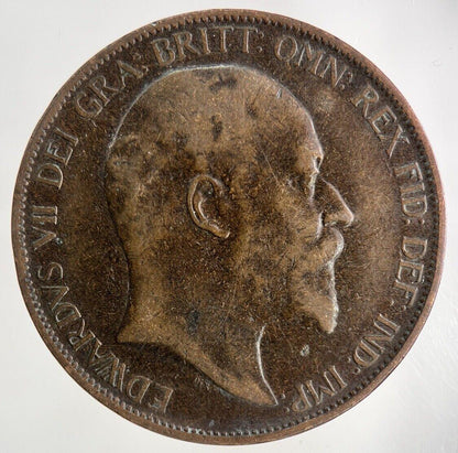 1903 Edward VII One Penny Coin | Fine Collectable Grade