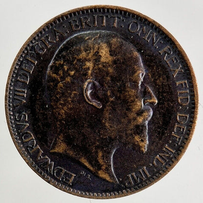 1903 Edward VII Farthing Coin | Fine Collectable Grade