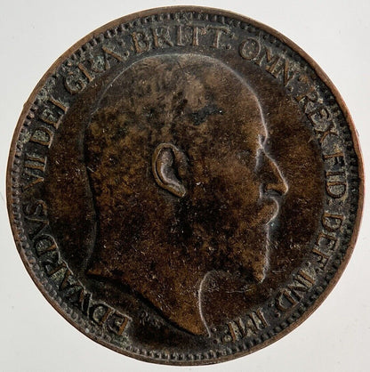 1904 Edward VII Farthing Coin | Very High Grade