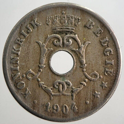 1904 Belgium 10 Cents Coin | Fine Collectable Grade | a7615