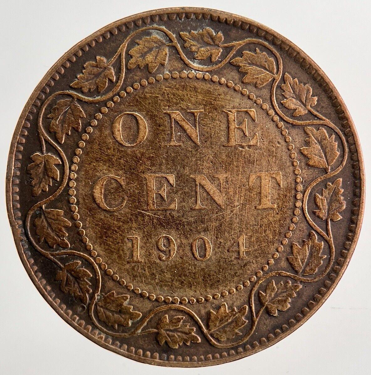1904 Canada One Cent Coin | Fine Collectable Grade