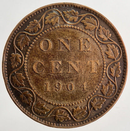 1904 Canada One Cent Coin | Fine Collectable Grade