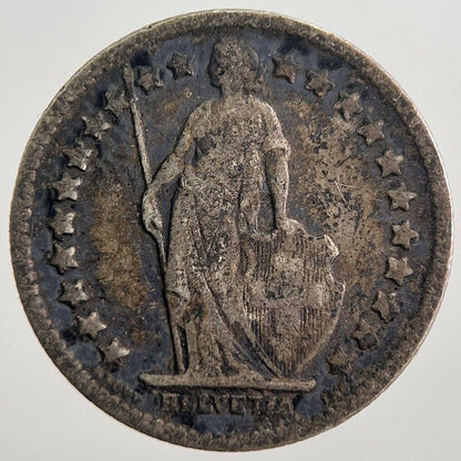1903 Switzerland 1/2 Half Franc Silver Coin | Collectable Grade | a527