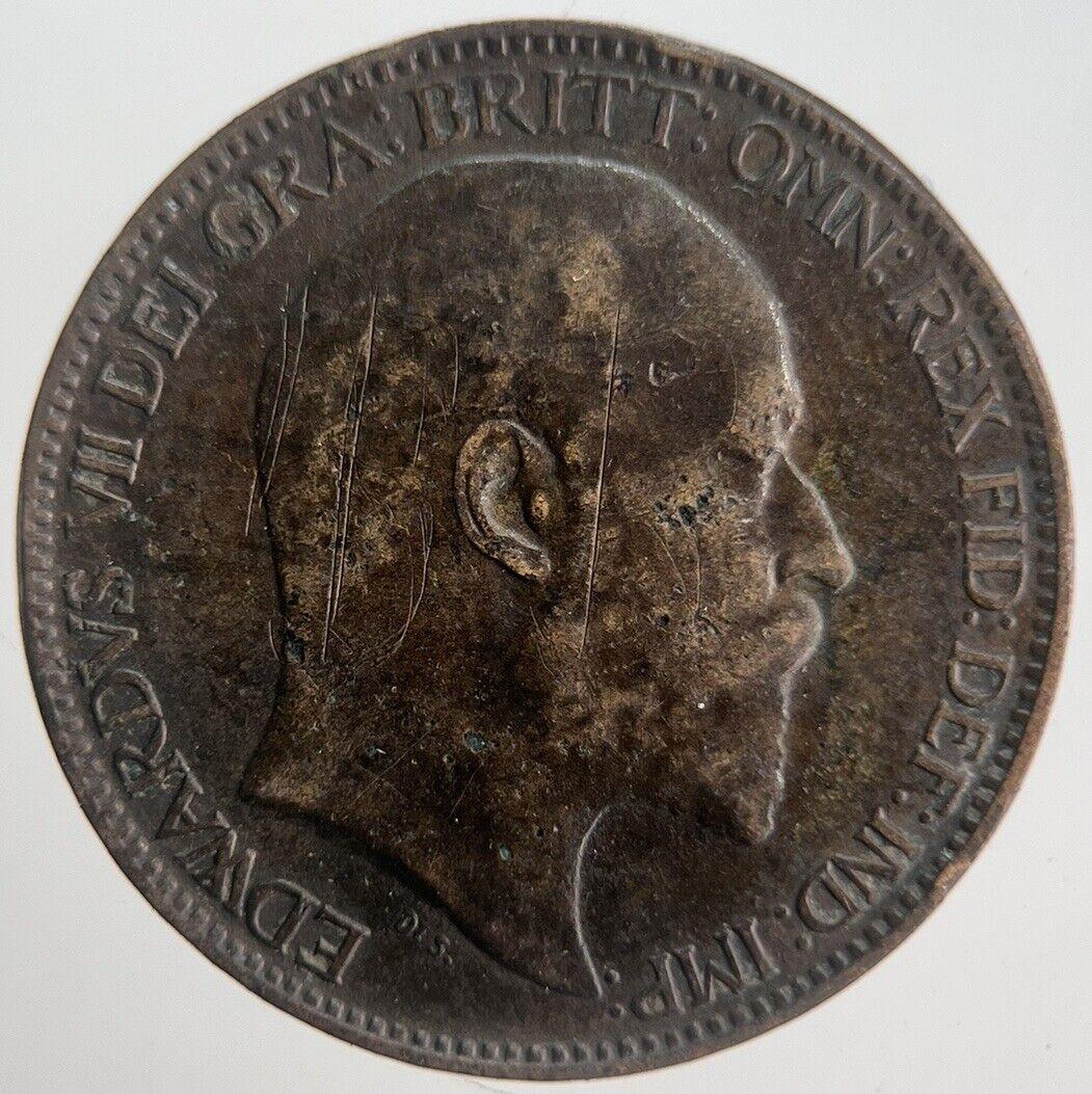 1904 Edward VII Farthing Coin | Fine Collectable Grade | a4525