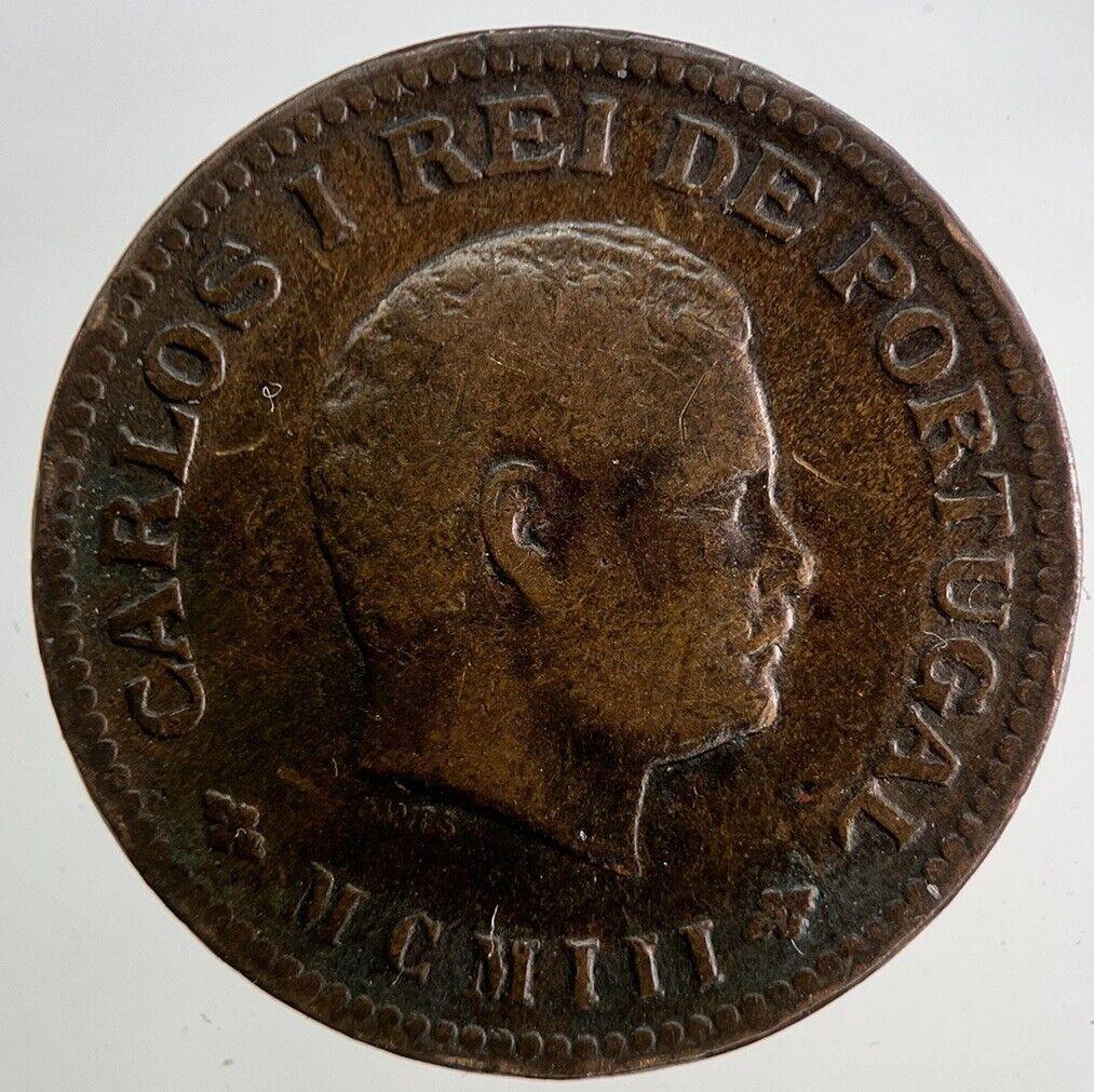 1903 India Portugal 1/4 Tanga Coin | Fine Collectable Grade