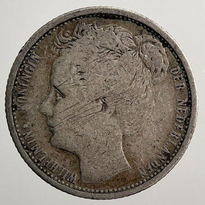 1903 Netherlands 10 Cents Silver Coin | Fair Grade | a3753