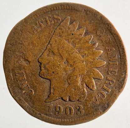 1903 US USA One Cent Coin | Collectable Grade